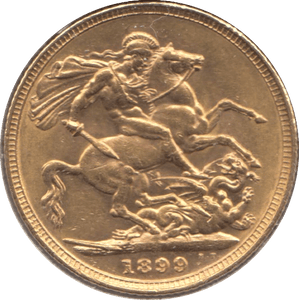 1899 GOLD SOVEREIGN MELBOURNE MINT ( AUNC ) - Sovereign - Cambridgeshire Coins