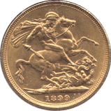1899 GOLD SOVEREIGN MELBOURNE MINT ( AUNC ) - Sovereign - Cambridgeshire Coins