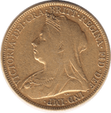 1899 GOLD SOVEREIGN ( VF ) SYDNEY MINT - Sovereign - Cambridgeshire Coins