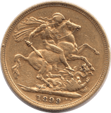 1899 GOLD SOVEREIGN ( VF ) SYDNEY MINT - Sovereign - Cambridgeshire Coins