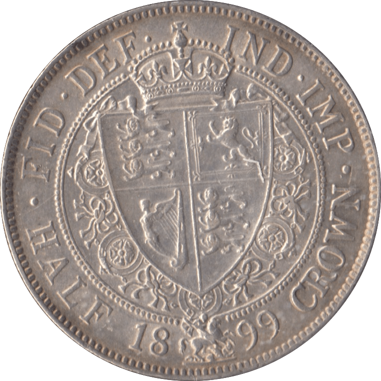 1899 HALFCROWN ( AUNC ) - Halfcrown - Cambridgeshire Coins
