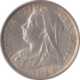 1899 HALFCROWN ( AUNC ) - Halfcrown - Cambridgeshire Coins