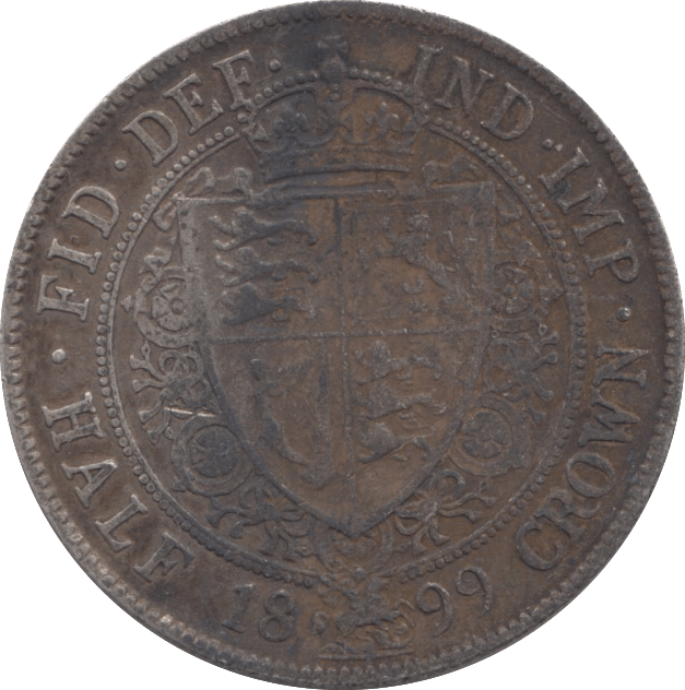 1899 HALFCROWN ( FINE ) 2 - HALFCROWN - Cambridgeshire Coins