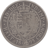 1899 HALFCROWN ( FINE ) - Halfcrown - Cambridgeshire Coins