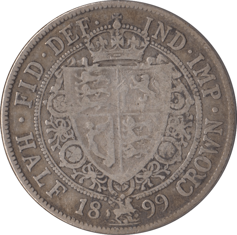 1899 HALFCROWN ( FINE ) - HALFCROWN - Cambridgeshire Coins