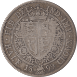 1899 HALFCROWN ( FINE ) - HALFCROWN - Cambridgeshire Coins