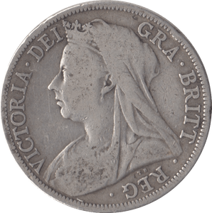 1899 HALFCROWN ( FINE ) - Halfcrown - Cambridgeshire Coins