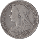 1899 HALFCROWN ( FINE ) - Halfcrown - Cambridgeshire Coins