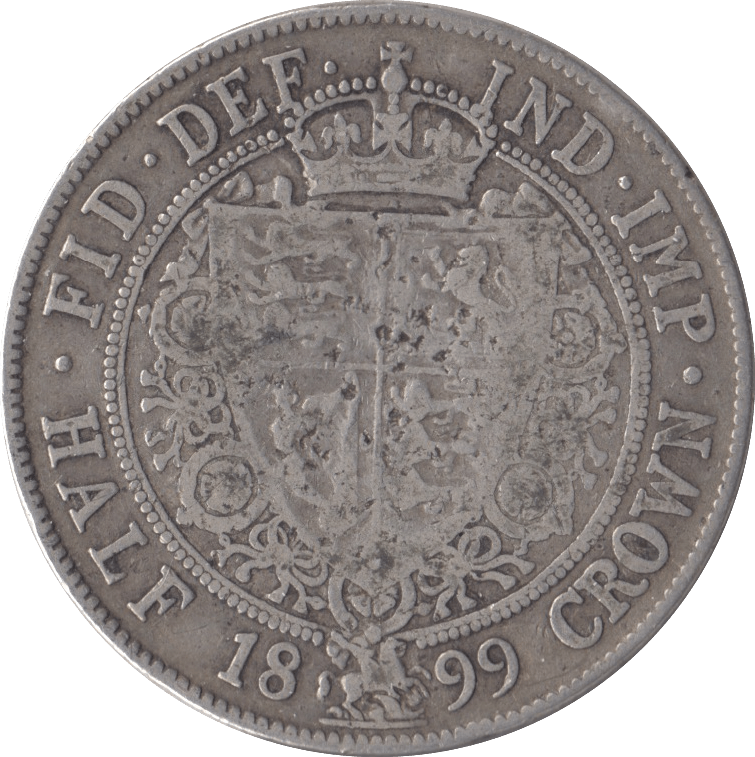 1899 HALFCROWN ( FINE ) - Halfcrown - Cambridgeshire Coins
