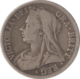 1899 HALFCROWN ( FINE ) - Halfcrown - Cambridgeshire Coins