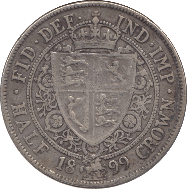 1899 HALFCROWN ( GF ) - Halfcrown - Cambridgeshire Coins