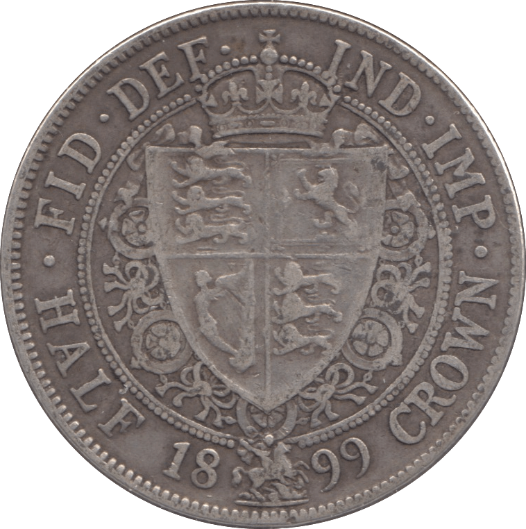 1899 HALFCROWN ( GF ) - Halfcrown - Cambridgeshire Coins
