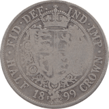 1899 HALFCROWN ( NF ) - Halfcrown - Cambridgeshire Coins