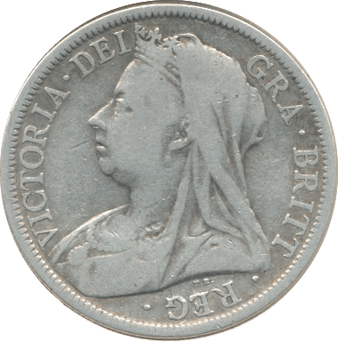 1899 HALFCROWN (VF) - Halfcrown - Cambridgeshire Coins