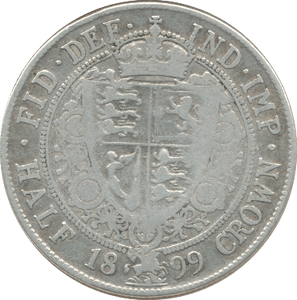 1899 HALFCROWN (VF) - Halfcrown - Cambridgeshire Coins
