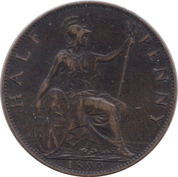 1899 HALFPENNY ( EF ) - HALFPENNY - Cambridgeshire Coins