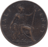 1899 HALFPENNY ( EF ) - HALFPENNY - Cambridgeshire Coins