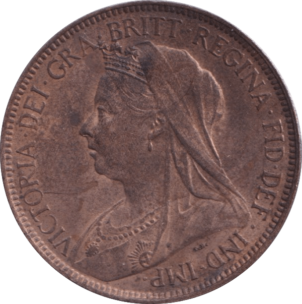1899 HALFPENNY ( UNC ) - Halfpenny - Cambridgeshire Coins