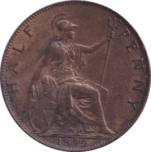 1899 HALFPENNY ( UNC ) - Halfpenny - Cambridgeshire Coins