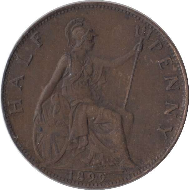 1899 HALFPENNY ( VF ) - Halfpenny - Cambridgeshire Coins