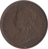 1899 HALFPENNY ( VF ) - Halfpenny - Cambridgeshire Coins