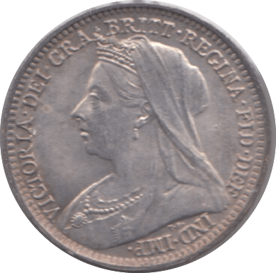 1899 MAUNDY THREEPENCE ( UNC ) - Maundy Coins - Cambridgeshire Coins