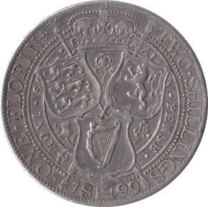 1899 ONE FLORIN ( GF ) - FLORIN - Cambridgeshire Coins