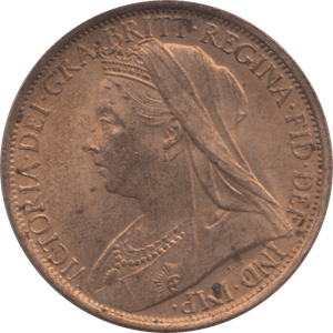 1899 PENNY 2 ( UNC ) 87 - Penny - Cambridgeshire Coins