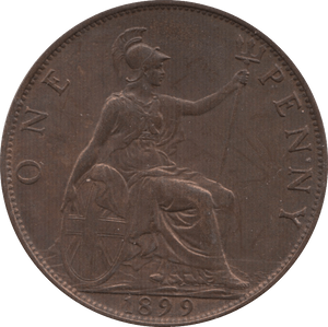1899 PENNY ( EF ) 4 - Penny - Cambridgeshire Coins