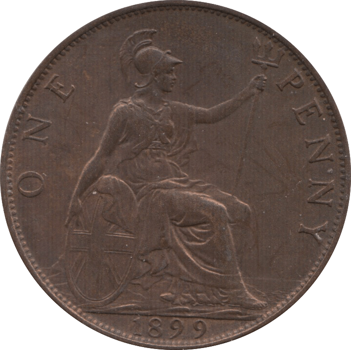 1899 PENNY ( EF ) 4 - Penny - Cambridgeshire Coins