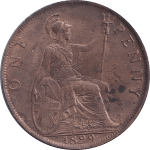 1899 PENNY ( EF ) - Penny - Cambridgeshire Coins