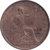 1899 PENNY ( EF ) - Penny - Cambridgeshire Coins