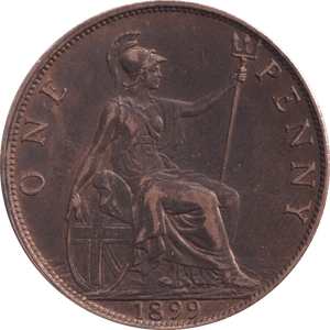 1899 PENNY ( GVF ) - Penny - Cambridgeshire Coins