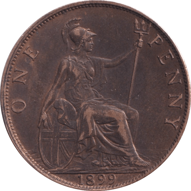 1899 PENNY ( GVF ) - Penny - Cambridgeshire Coins