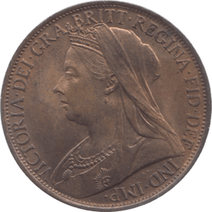 1899 PENNY ( UNC ) 7 - Penny - Cambridgeshire Coins