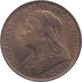 1899 PENNY ( UNC ) 7 - Penny - Cambridgeshire Coins