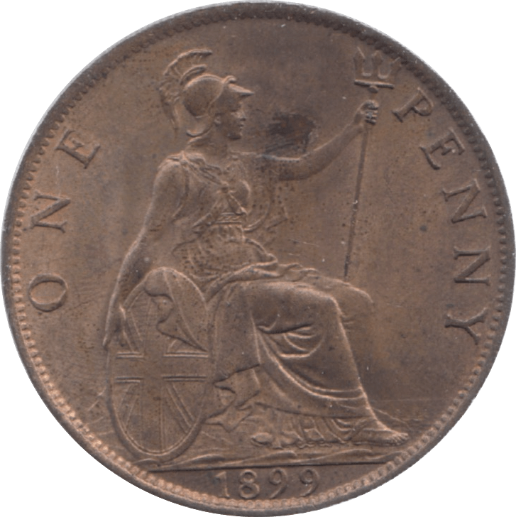 1899 PENNY ( UNC ) 7 - Penny - Cambridgeshire Coins