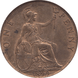 1899 PENNY ( UNC ) B - Penny - Cambridgeshire Coins