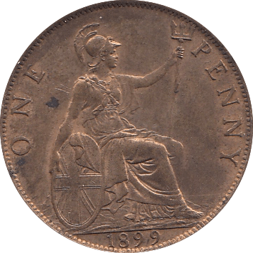 1899 PENNY ( UNC ) B - Penny - Cambridgeshire Coins
