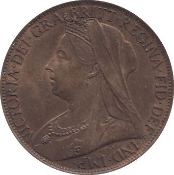 1899 PENNY ( UNC ) B - Penny - Cambridgeshire Coins