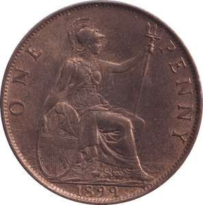 1899 PENNY ( UNC ) - Penny - Cambridgeshire Coins