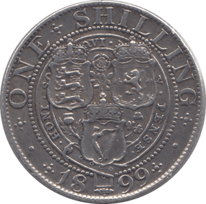 1899 SHILLING ( EF ) 8 - Shilling - Cambridgeshire Coins