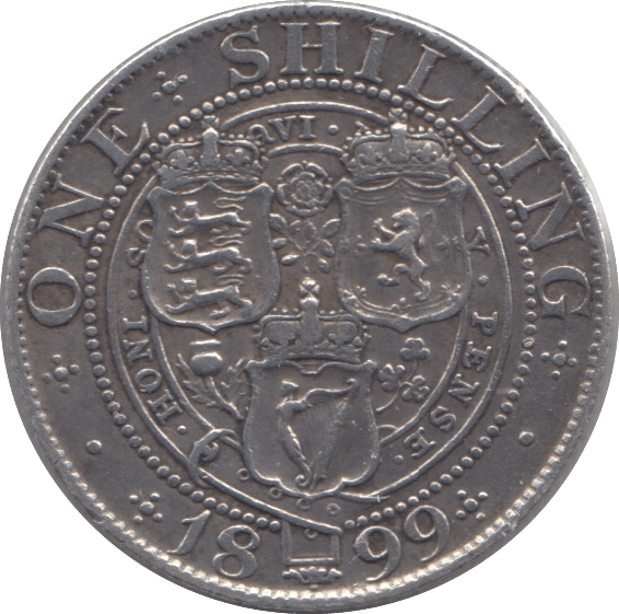 1899 SHILLING ( EF ) 8 - Shilling - Cambridgeshire Coins