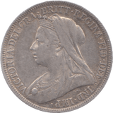 1899 SHILLING ( EF ) 9 - Shilling - Cambridgeshire Coins