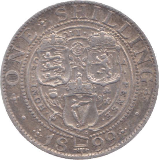 1899 SHILLING ( EF ) 9 - Shilling - Cambridgeshire Coins