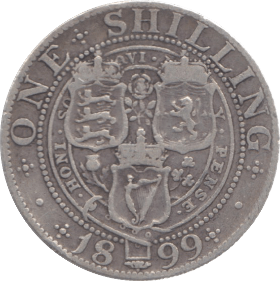 1899 SHILLING ( FINE ) 13 - Shilling - Cambridgeshire Coins