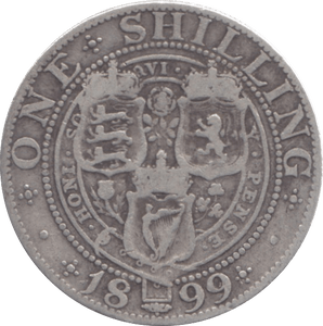 1899 SHILLING ( FINE ) 13 - Shilling - Cambridgeshire Coins