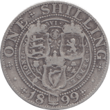 1899 SHILLING ( FINE ) 13 - Shilling - Cambridgeshire Coins