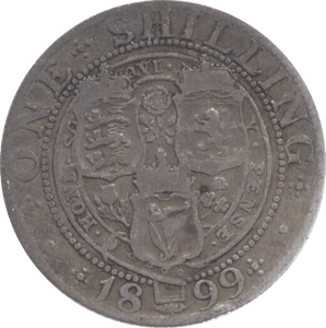 1899 SHILLING ( FINE ) 14 - Shilling - Cambridgeshire Coins