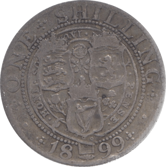 1899 SHILLING ( FINE ) 14 - Shilling - Cambridgeshire Coins